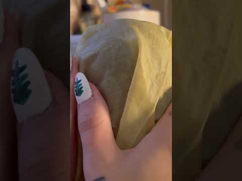 ASMR bees wax wrap tapping #relax #tingles #asmrtriggers #tinglesounds #tingly