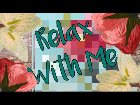 ASMR VISUAL & SOUND TRIGGERS: VINTAGE FLOWERS 4 STICKER PUZZLE #587