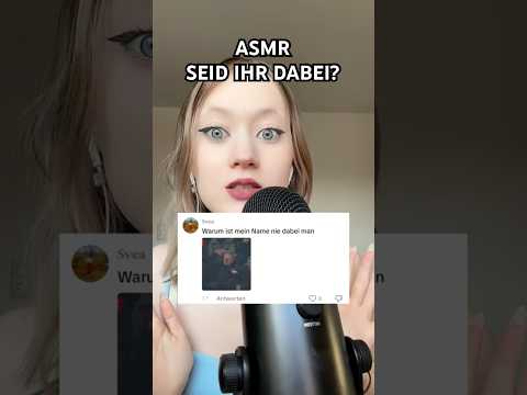 ASMR dein Name wird der nächste 👍🏻 #pov #mouthwhisper #fabricscratching #visualtingle