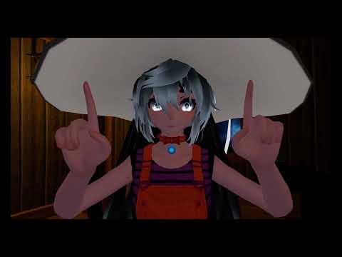 [ASMR-VRC] Little Neko Witch charmes You (Finger Tracing, Lap Brushing) - No talking
