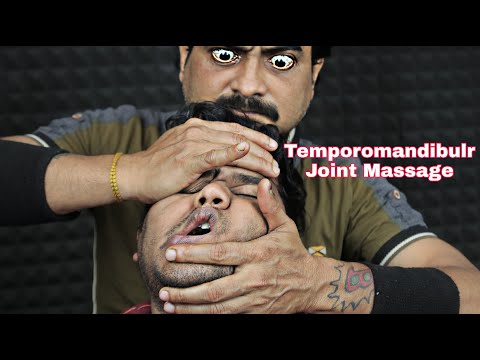 Temporomandibular Joint Pain Relief Massage ASMR and Headache Relief Massage