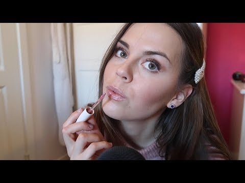 ASMR - Tingly Lipgloss Application 👄 (feat my chihuahua 🐶)