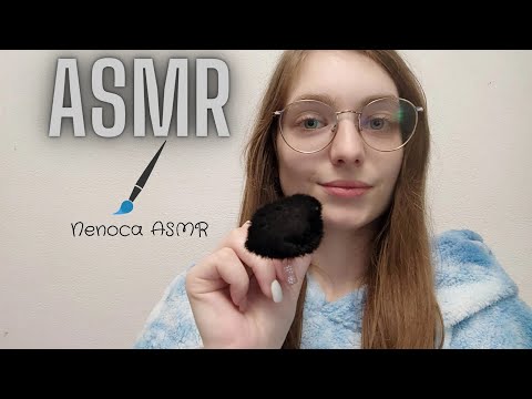 ASMR | Sons de boca + TUC TUC + Toques com pincel 🤫👄👋