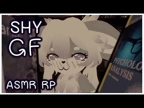 Shy Girlfriend Flirts with you in a Library [VR ASMR]