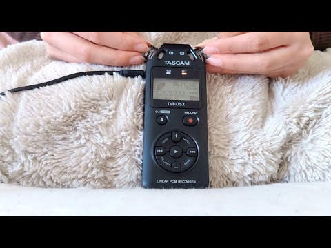 ASMR Gentle and intense Tascam mic tapping, scratching for tingles (no talking)