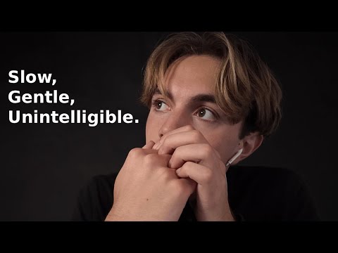 ASMR Gentle, Slow Unintelligible Whispers