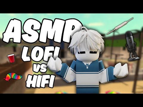 Roblox ASMR ~ LOFI vs HIFI ✨(apple mic and blue yeti!)