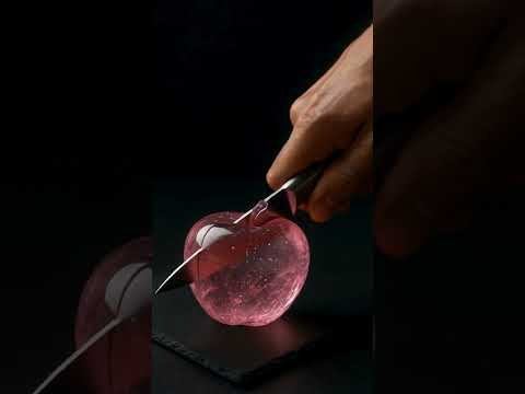 AI Crystal Slicing Sounds ASMR #shorts  #asmr #ai #asmrai #relaxing #satisfying