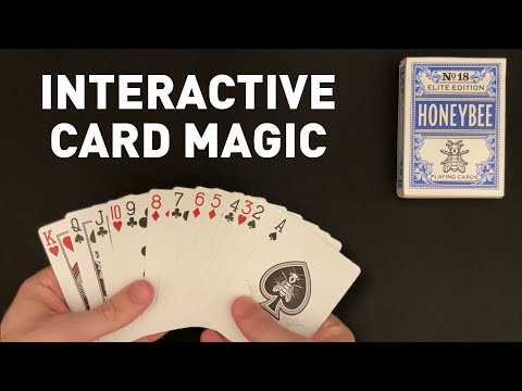 [ASMR] Interactive Card Tricks