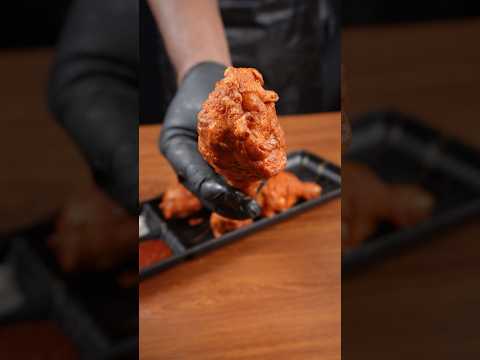🔥 ASMR Fried Chicken Leg Piece | Ultra Crispy & Juicy | Satisfying Frying Sounds #shorts #asmr