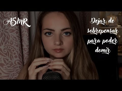 Te ayudo a dejar de sobrepensar 🌧️ | ASMR a oscuras con lluvia para calmar tu mente