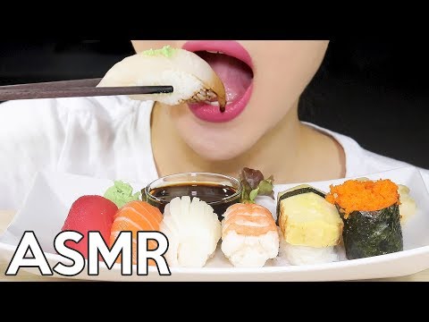 ASMR 🍣SUSHI🍣 *Big Bites* 초밥 먹방🥢