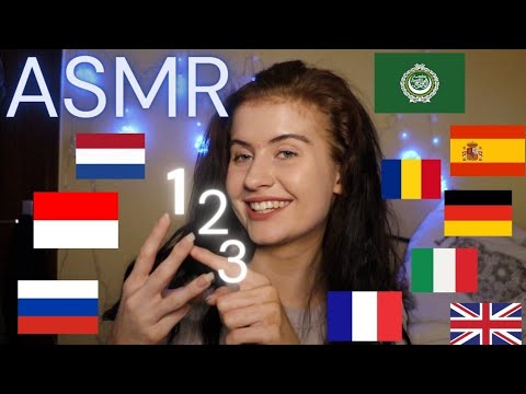 ASMR counting you to sleep in 10+ DIFFERENT LANGUAGES 😴💤 (from 0 to 100)