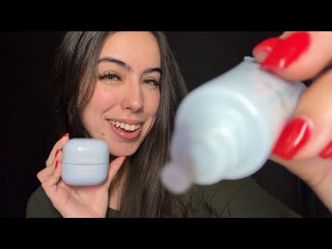 ASMR- CUIDANDO DE VOCÊ E FAZENDO SUA SKINCARE! 