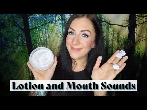 ⚫🧴👄ASMR Lotion AND Mouth Sounds👄🧴⚫