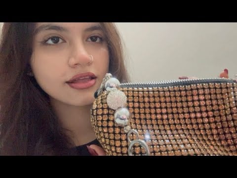 What’s in my sparkly bag? (ASMR Tingles for Relaxation and Sleep) 💗