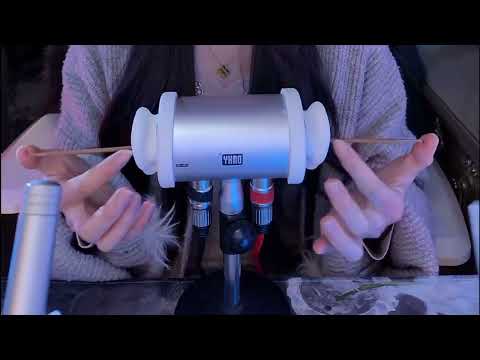 4HR Quiet Heartbeat Ear Stream | Paper Cup, Popping Candy & Oily Cupping (No Talking)