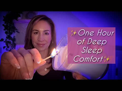 ASMR | ✨1 Hour of Deep Sleep Comfort |🌙 Drift Off With Gentle Guidance Then No Talking Soft Sounds💤