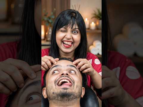 She Has Magic In Her Hands | ASMR Head Massage by Chaitali Barber #shorts #asmr #headmassage #sleep