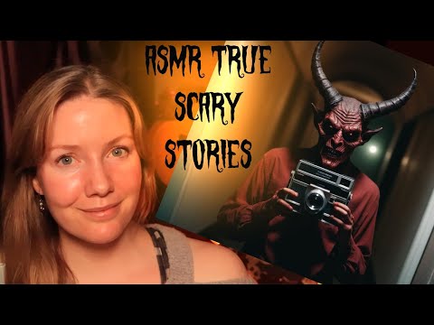 ASMR True Scary & Unexplained Stories! Ghosts, Horror, Haunted - Close Whispering