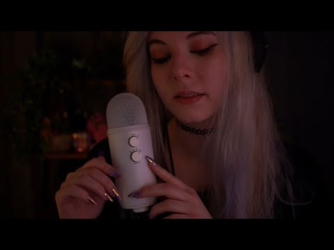 ASMR | close up whispered ramble - breathy, clicky, rain