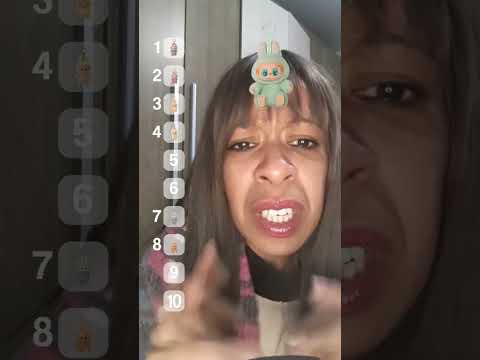 ASMR O RANKING LABUBU FOFINHOS #shorts
