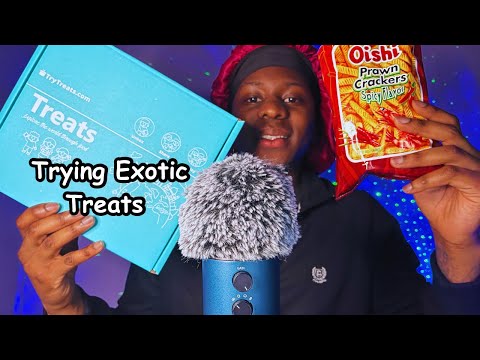 ASMR Trying Crunchy￼ Crinkly Snacks