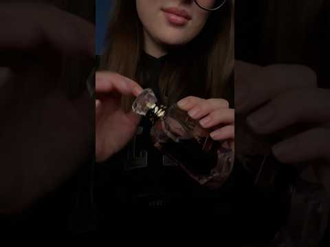 ASMR perfume triggers | glass tapping, lid sounds #tingles #asmr