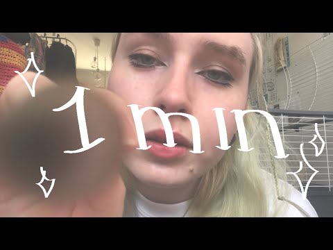 one min lofi asmr! [subtitled] pov: your friend does your makeup!