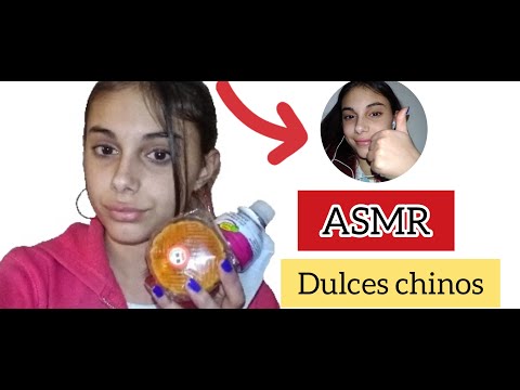 Probando dulces chinos en asmr/jaz. P