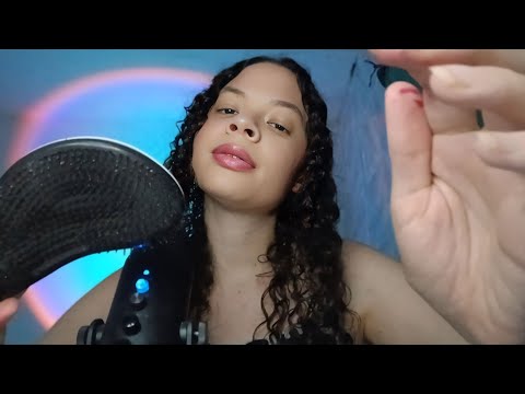 ASMR | MECHENDO no seu CABELO até VOCÊ DORMIR (atenção pessoal, sussurros) 😴🛌
