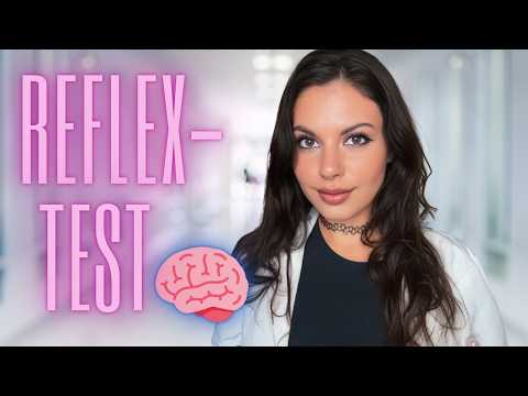 ASMR Neurologische Untersuchung 🧠🩺 (Reflex-Check & Licht-Tests)