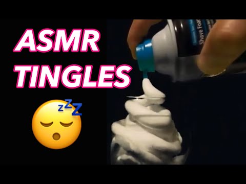 ❤ ASMR TINGLES ❤  SHAVING CREAM 😴💤