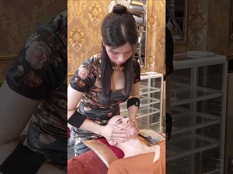 Unlocking Facial Tension Points  #relax #massage #asmrbarber