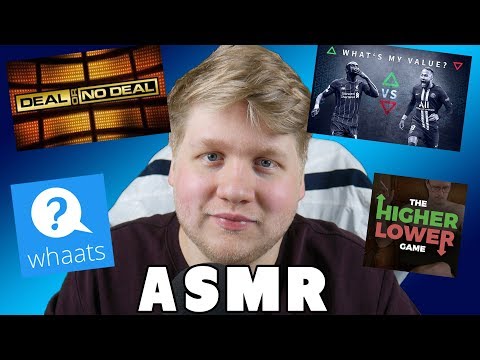 ASMR | 4 SPIELE in einem VIDEO! (Deal or no Deal, Higher&Lower, Whaats? und What's my Value?)