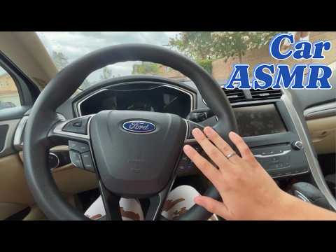 ASMR: Tapping & Scratching on my bf's New Car 🚗✨