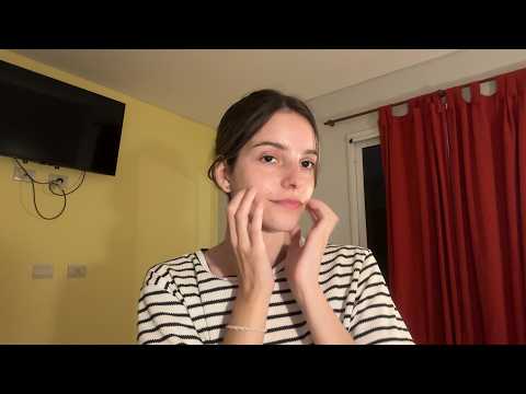 lofi ASMR face massage and collarbone tapping