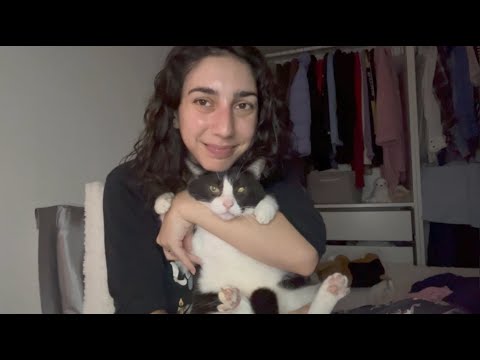 ASMR COCCOLE CON SIMBA 🐈‍⬛❤️ (purring, whispering)