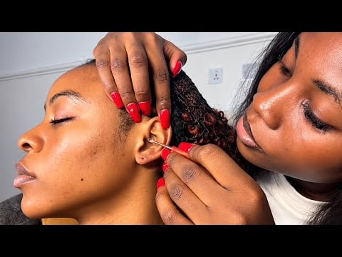 ✨ ASMR Ear Eating, Ear Cleaning, Spit Painting, Ear & Head Massage + Body Massage for Deep Sleep 