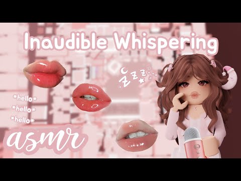 ꒰ Roblox ASMR 🎀 ꒱ Need Tingles? Click This Video! ♡ Inaudible Whispering 👄💭 𝜗𝜚 ˎˊ˗