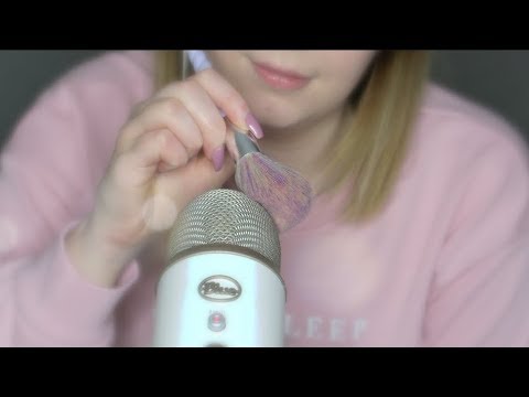 A Short Whispered ASMR Blue Yeti Mic Brushing Video