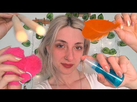 ASMR Doing Your Makeup with Wrong Props 🧴 Personal Attention - Actual Camera Touching & LoFi