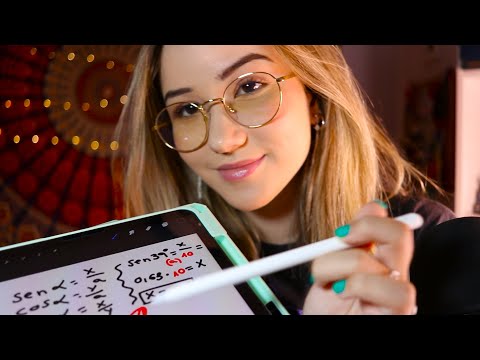 ASMR TU PROFESORA TE AYUDA A APROBAR 👩🏻‍🏫