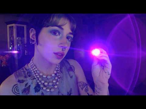 ASMR Hypnotic Light Triggers | Mouth Sounds, Minimal Whispering