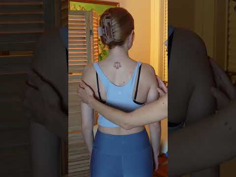 Asmr back exam #asmr #asmrsounds #asmrvideo #relaxing #relax #satisfying #satisfyingvideo #tingles