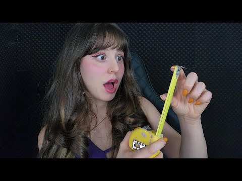 ASMR | Medindo você por completo de forma RÁPIDA e DESESPERADA 📏