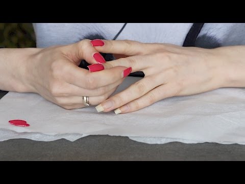 ASMR Whisper Peeling Off My Nail Polish