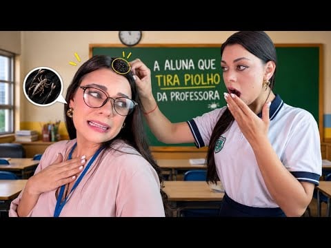 ASMR: Aluna Tira Piolho Da Professora 👩🏻‍🏫 🐛