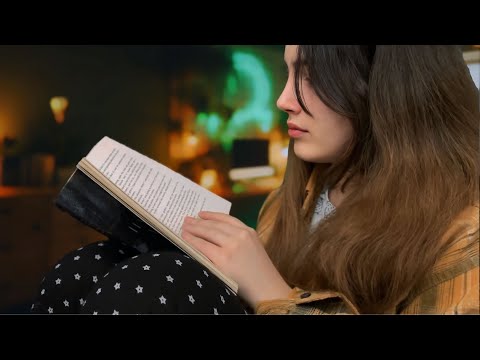 Cozy Book Reading, RAIN Sounds ASMR