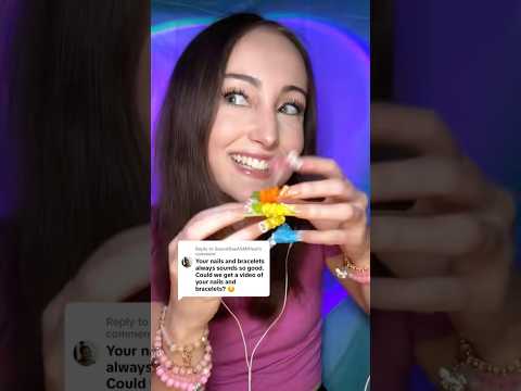 nails and bracelets asmr